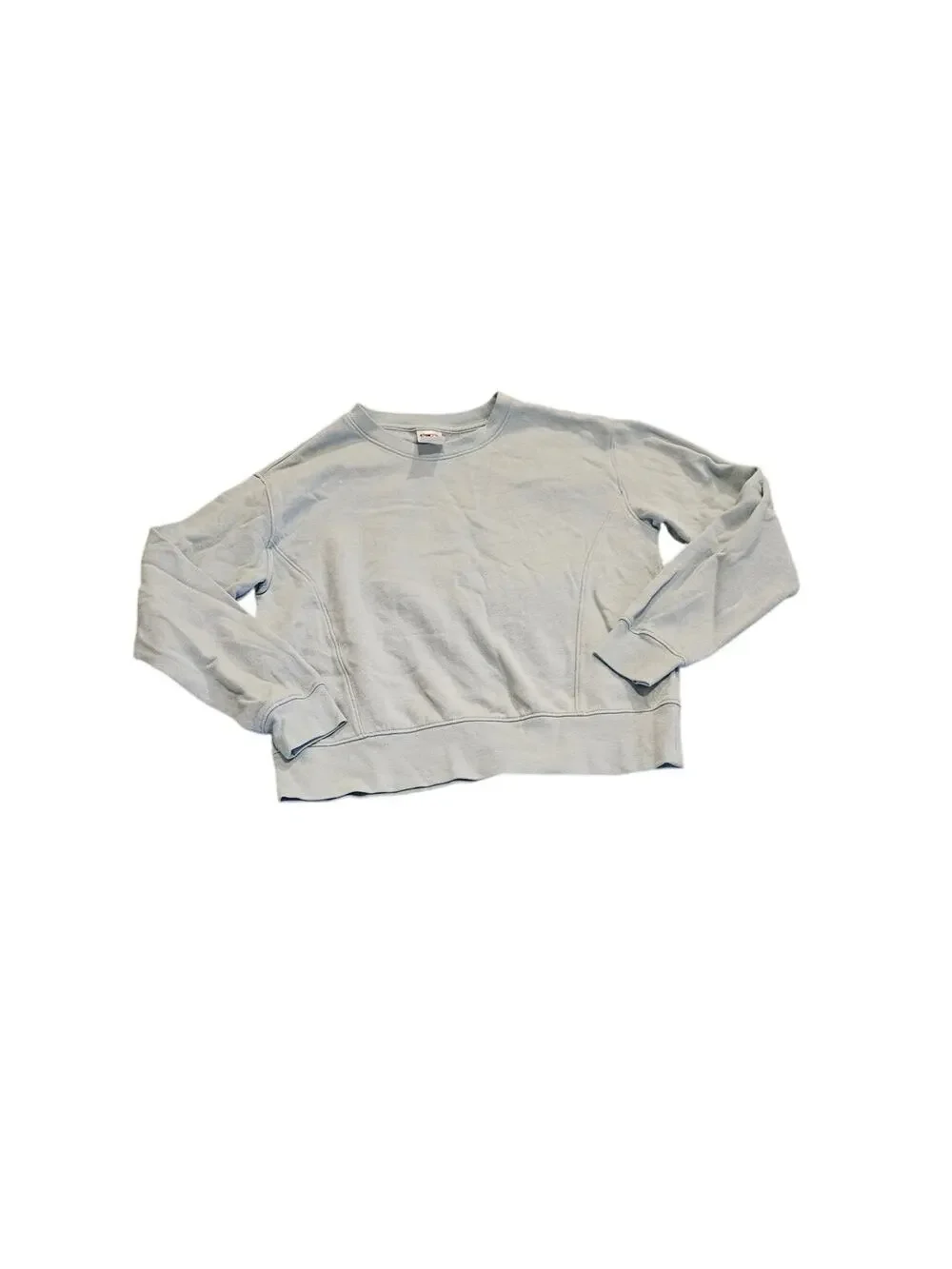 Athletic Works Kids Sweatshirt Light Blue Size Large 10-12 Boys Girls Crewneck